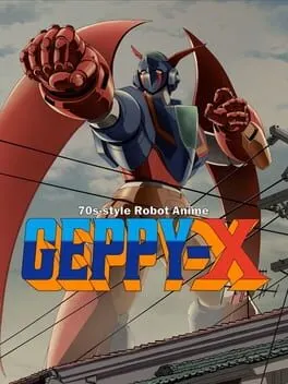 Pôster de 70s-style Robot Anime Geppy-X