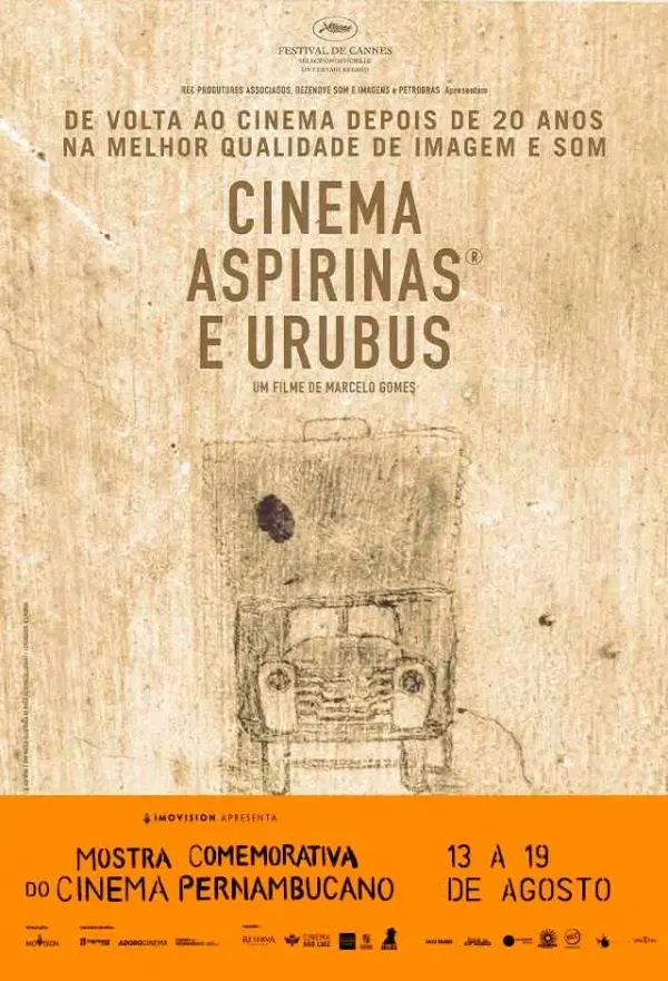 Pôster de Cinema, Aspirinas E Urubus + Mostra Pernambucana
