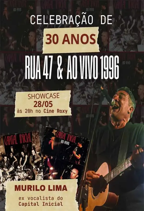 Pôster de Murilo Lima - 30 Anos Rua 47 & Ao Vivo 1996
