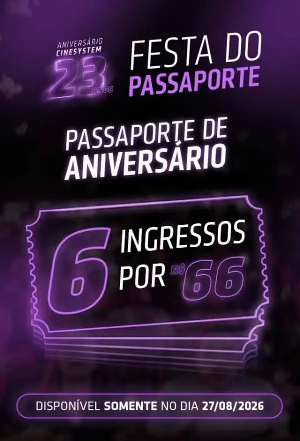 Pôster de Passaporte Aniversário 30/09/2026