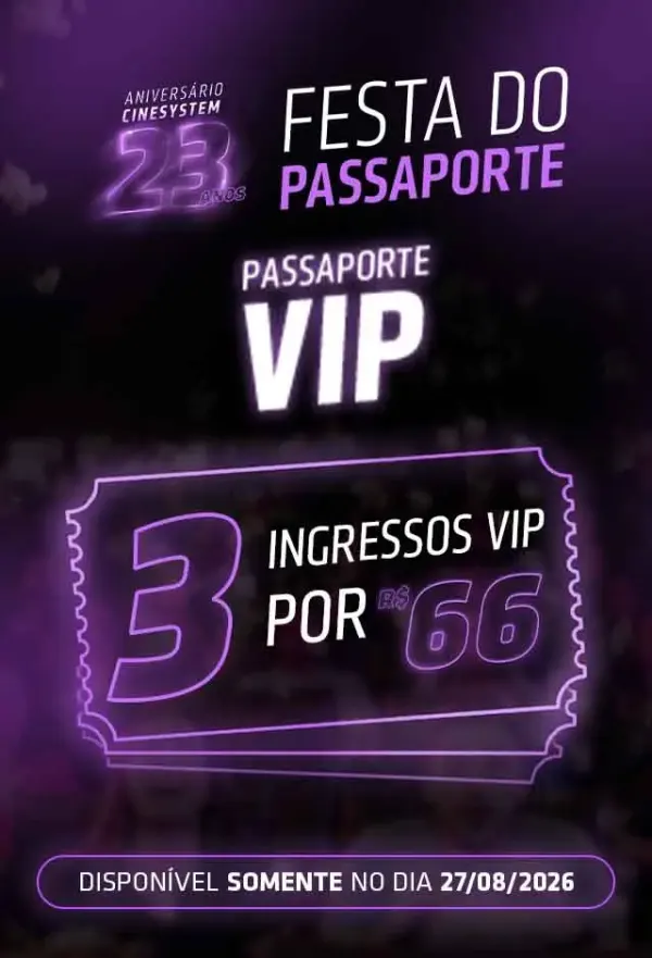 Pôster de Passaporte Aniversário VIP 30/09/2026