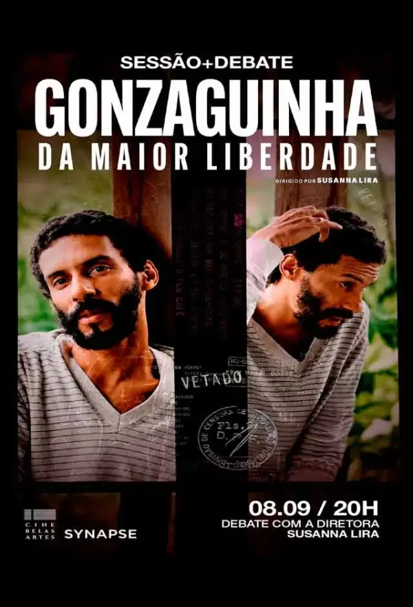 Pôster de Sessão-Debate: Gonzaguinha, Da Maior Liberdade