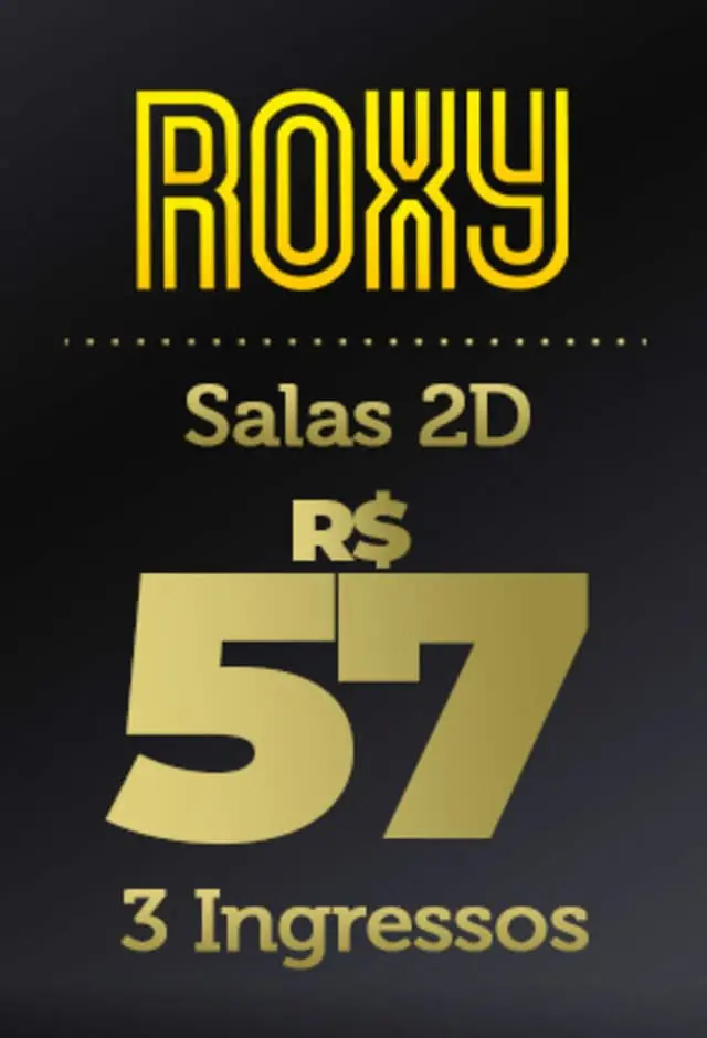 Passaporte Roxy 92 anos - 3 ingressos