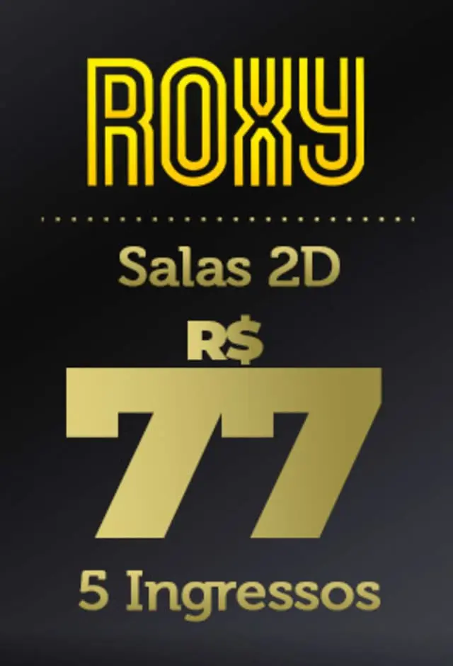 Passaporte Roxy 92 anos - 5 ingressos