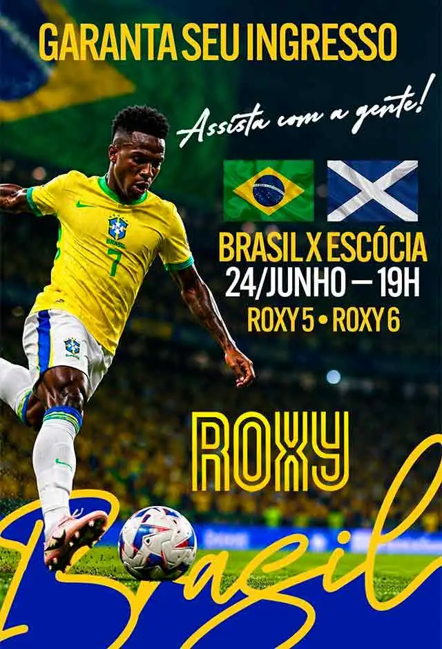 Copa No Roxy: Jogo Brasil x Escócia