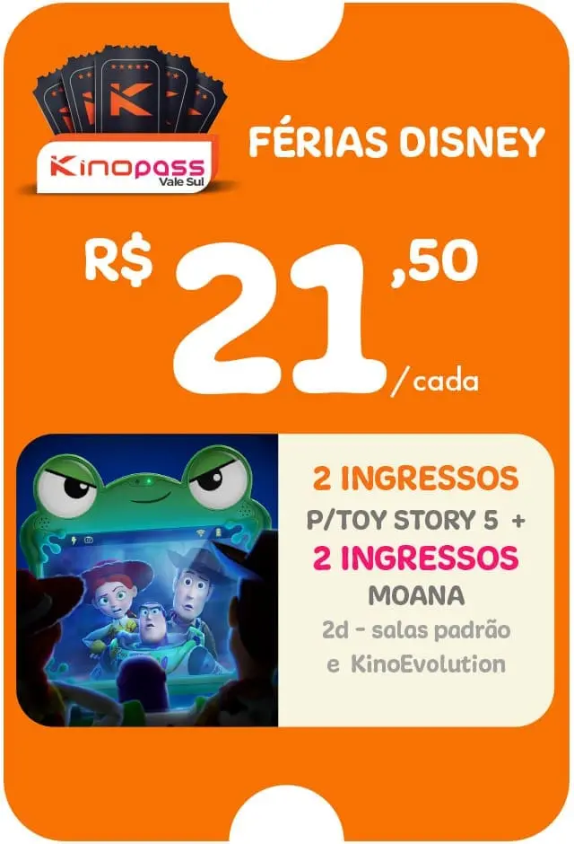 Vale Sul - Kinopass Férias Disney