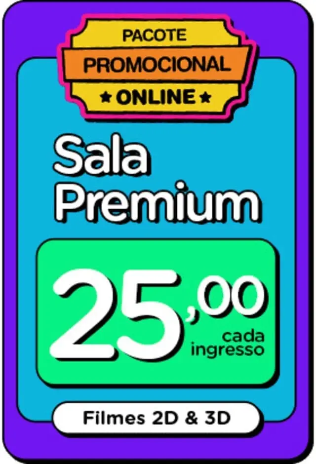 CineShow Sala Premium - 21/10/2026
