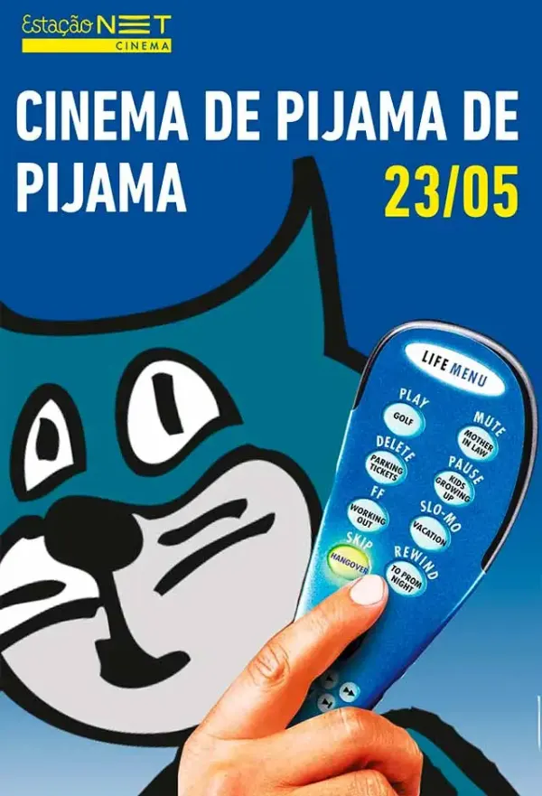 Pôster de Cinema De Pijama De Pijama