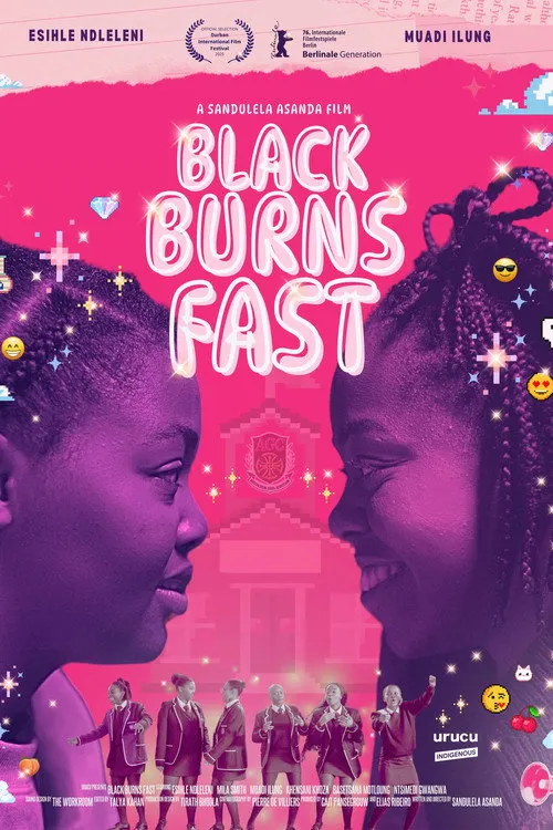 Pôster de Black Burns Fast