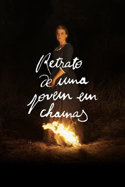 Pôster de Retrato de uma Jovem em Chamas